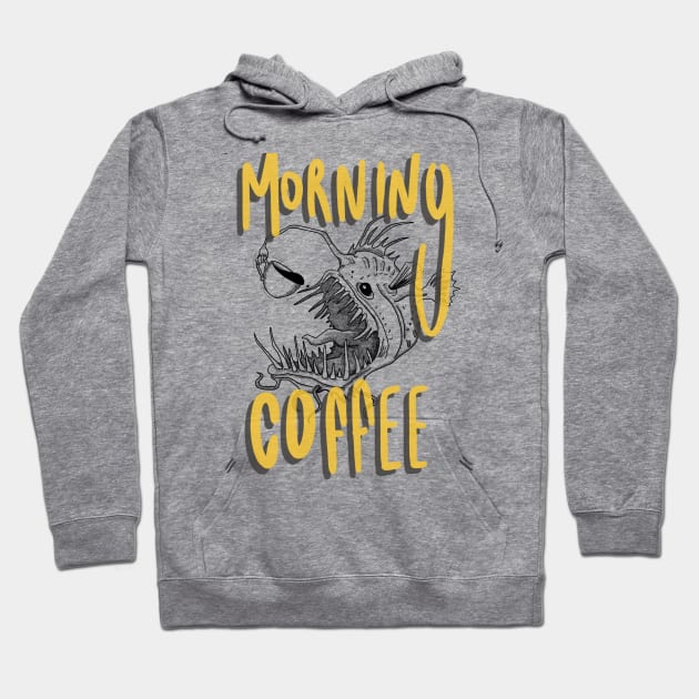 Fish with coffee Hoodie by Swtch